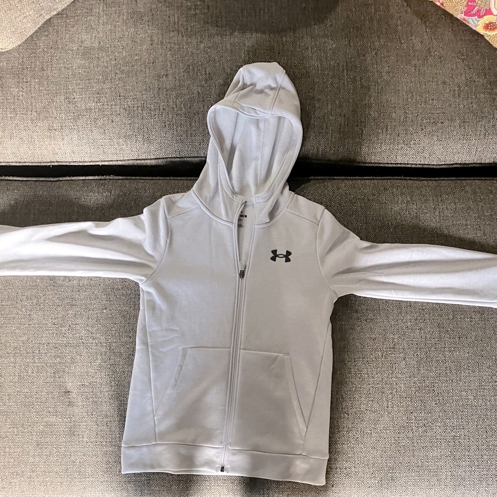 Under Armour Kids' Light Gray Hoodie